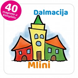 Magneti gradić EKO V 04 W Mlini komplet 40 ili 20 kom