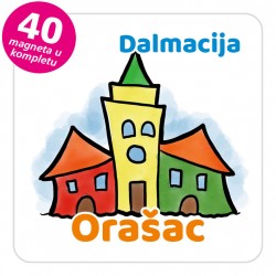 Magneti gradić EKO V 04 W Orašac komplet 40 ili 20 kom