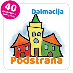 Magneti gradić EKO V 04 W Podstrana komplet 40 ili 20 kom