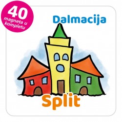 Magneti gradić EKO V 04 W Split komplet 40 ili 20 kom