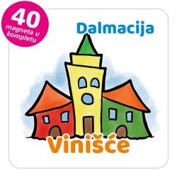 Magneti gradić EKO V 04 W Vinišće komplet 40 ili 20 kom