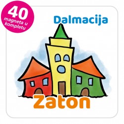 Magneti gradić EKO V 04 W Zaton komplet 40 ili 20 kom