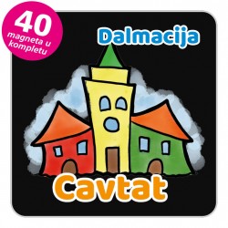 Magneti gradić EKO V 04 B Cavtat komplet 40 ili 20 kom