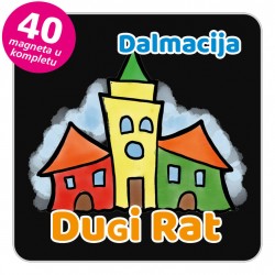 Magneti gradić EKO V 04 B Dugi Rat komplet 40 ili 20 kom