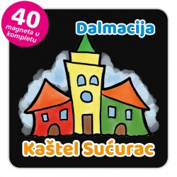 Magneti gradić EKO V 04 B Kaštel Sućurac Kuk komplet 40 ili 20 kom