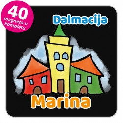 Magneti gradić EKO V 04 B Marina komplet 40 ili 20 kom