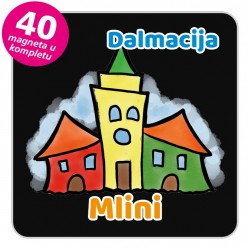 Magneti gradić EKO V 04 B Mlini komplet 40 ili 20 kom