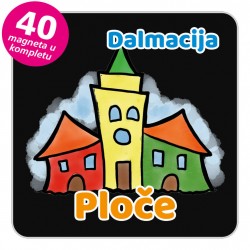 Magneti gradić EKO V 04 B Ploče komplet 40 ili 20 kom