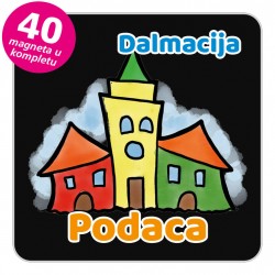 Magneti gradić EKO V 04 B Podaca komplet 40 ili 20 kom