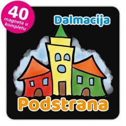 Magneti gradić EKO V 04 B Podstrana komplet 40 ili 20 kom