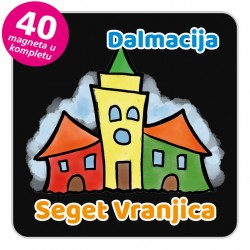 Magneti gradić EKO V 04 B Seget Vranjica komplet 40 ili 20 kom