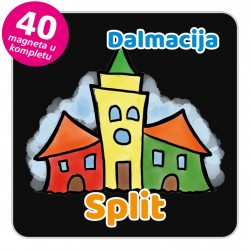 Magneti gradić EKO V 04 B Split komplet 40 ili 20 kom