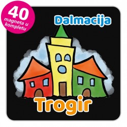 Magneti gradić EKO V 04 B Trogir komplet 40 ili 20 kom