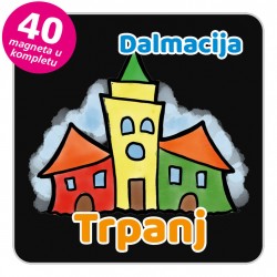 Magneti gradić EKO V 04 B Trpanj komplet 40 ili 20 kom