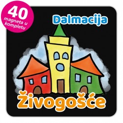 Magneti gradić EKO V 04 B Živogošće komplet 40 ili 20 kom