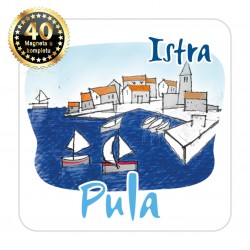 Magneti gradić EKO C 03 W Komplet 40 ili 20 kom  Pula