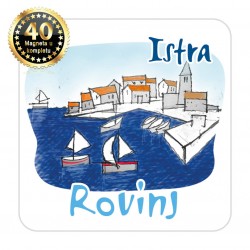 Magneti gradić EKO C 03 W Komplet 40 ili 20 kom  Rovinj