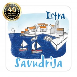 Magneti gradić EKO C 03 W Komplet 40 ili 20 kom  Savudrija