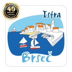 Magneti gradić EKO C 04 W Komplet 40 ili 20 kom  Brseč