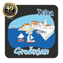 Magneti gradić EKO C 04 B Komplet 40 ili 20 kom  Grožnjan