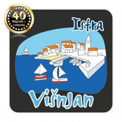 Magneti gradić EKO C 04 B Komplet 40 ili 20 kom  Višnjan