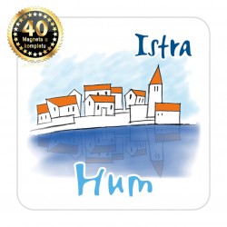 Magneti gradić EKO C 05 W Komplet 40 ili 20 kom  Hum