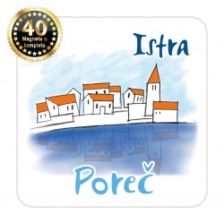 Magneti gradić EKO C 05 W Komplet 40 ili 20 kom  Poreč