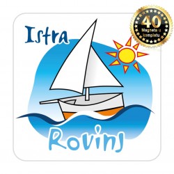 Magneti gradić EKO C 06 W Komplet 40 ili 20 kom  Rovinj