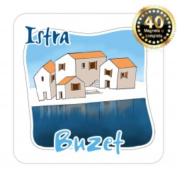 Magneti gradić EKO C 07 W Komplet 40 ili 20 kom  Buzet