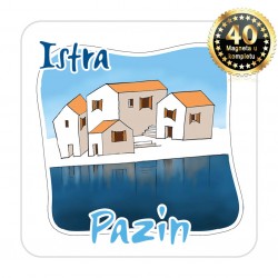 Magneti gradić EKO C 07 W Komplet 40 ili 20 kom  Pazin