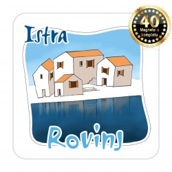 Magneti gradić EKO C 07 W Komplet 40 ili 20 kom  Rovinj