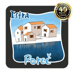 Magneti gradić EKO C 07 B Komplet 40 ili 20 kom  Poreč