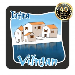 Magneti gradić EKO C 07 B Komplet 40 ili 20 kom  Višnjan