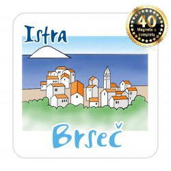 Magneti gradić EKO C 08 W Komplet 40 ili 20 kom  Brseč