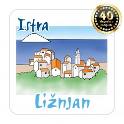 Magneti gradić EKO C 08 W Komplet 40 ili 20 kom  Ližnjan