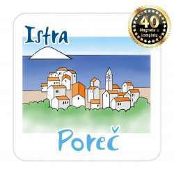 Magneti gradić EKO C 08 W Komplet 40 ili 20 kom  Poreč