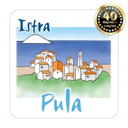 Magneti gradić EKO C 08 W Komplet 40 ili 20 kom  Pula