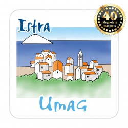 Magneti gradić EKO C 08 W Komplet 40 ili 20 kom  Umag