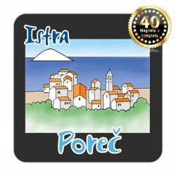 Magneti gradić EKO C 08 B Komplet 40 ili 20 kom  Poreč