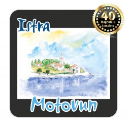 Magneti gradić EKO C 09 B Komplet 40 ili 20 kom  Motovun