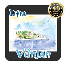 Magneti gradić EKO C 09 B Komplet 40 ili 20 kom  Višnjan