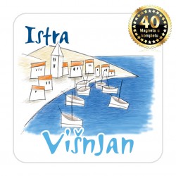 Magneti gradić EKO C 11 W Komplet 40 ili 20 kom  Višnjan