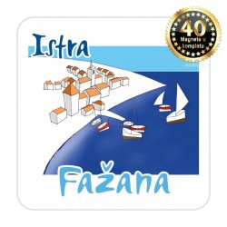 Magneti gradić EKO C 12 W Komplet 40 ili 20 kom  Fažana