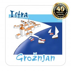 Magneti gradić EKO C 12 W Komplet 40 ili 20 kom  Grožnjan