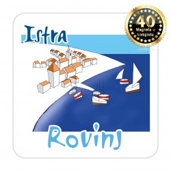 Magneti gradić EKO C 12 W Komplet 40 ili 20 kom  Rovinj