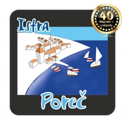 Magneti gradić EKO C 12 B Komplet 40 ili 20 kom  Poreč