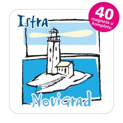 Magneti jedrilice EKO C 19 W Komplet 40 ili 20 kom  Novigrad