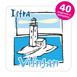 Magneti jedrilice EKO C 19 W Komplet 40 ili 20 kom  Višnjan