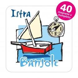 Magneti kompas EKO C 24 W Komplet 40 ili 20 kom  Banjole