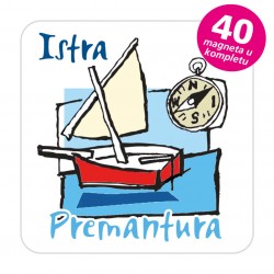 Magneti kompas EKO C 24 W Komplet 40 ili 20 kom  Premantura